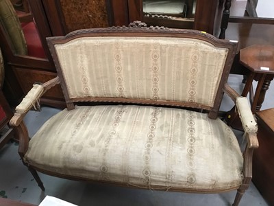 Lot 950 - 19th century French sofa