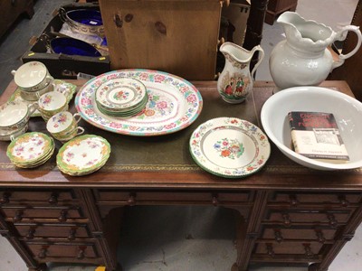 Lot 125 - Collection of decorative china by Spode and others, books etc