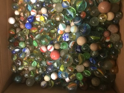 Lot 258 - One box of assorted marbles