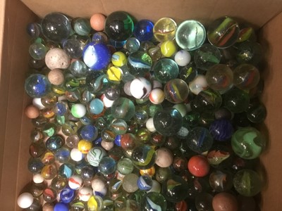 Lot 258 - One box of assorted marbles