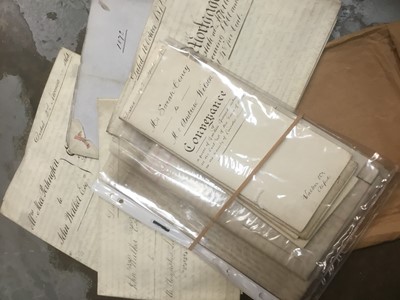 Lot 250 - Group of antique deeds and indentures