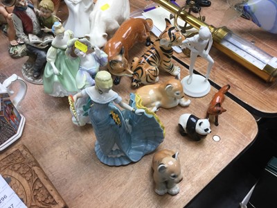 Lot 294 - Collection of figurines by Doulton, Beswick and others