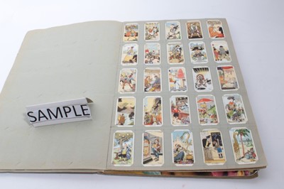 Lot 14 - Two albums of cigarette cards