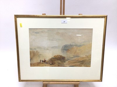 Lot 47 - After Turner a watercolour study