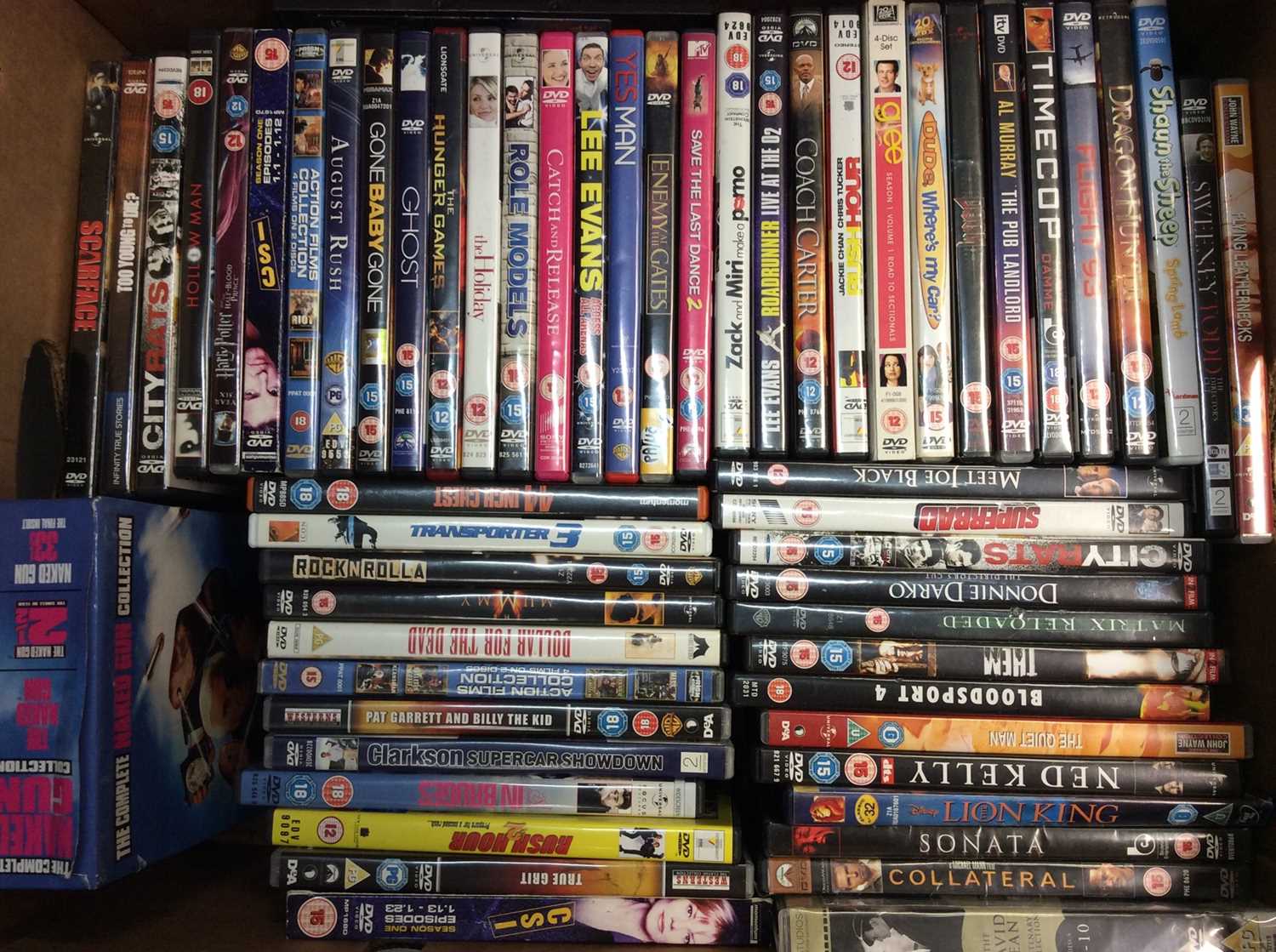 Lot 452 - Large quantity of DVDs (2 boxes)