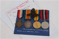 Lot 216 - First World War and later M.I.D. Medals group -...