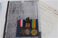 Lot 217 - First World War 1914 - 1915 Star trio -...