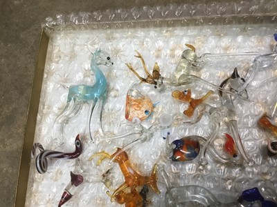 Lot 141 - Collection of Murano glass animals