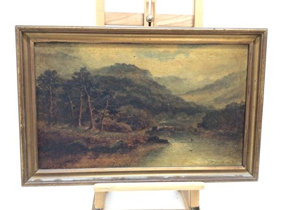 Lot 80 - Francis E Jamieson (1895-1950) oil on canvas, signed, in gilt frame, 30 x 49cm