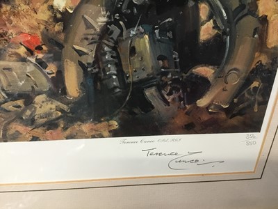 Lot 226 - Terence Cuneo limited edition print - Operation Desert Storm - in glazed frame