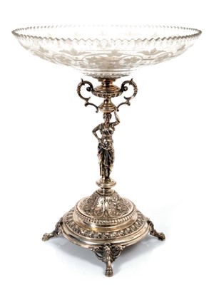 Lot 345 - Late 19th/Early 20th century Continental silver centrepiece.