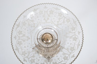Lot 345 - Late 19th/Early 20th century Continental silver centrepiece.