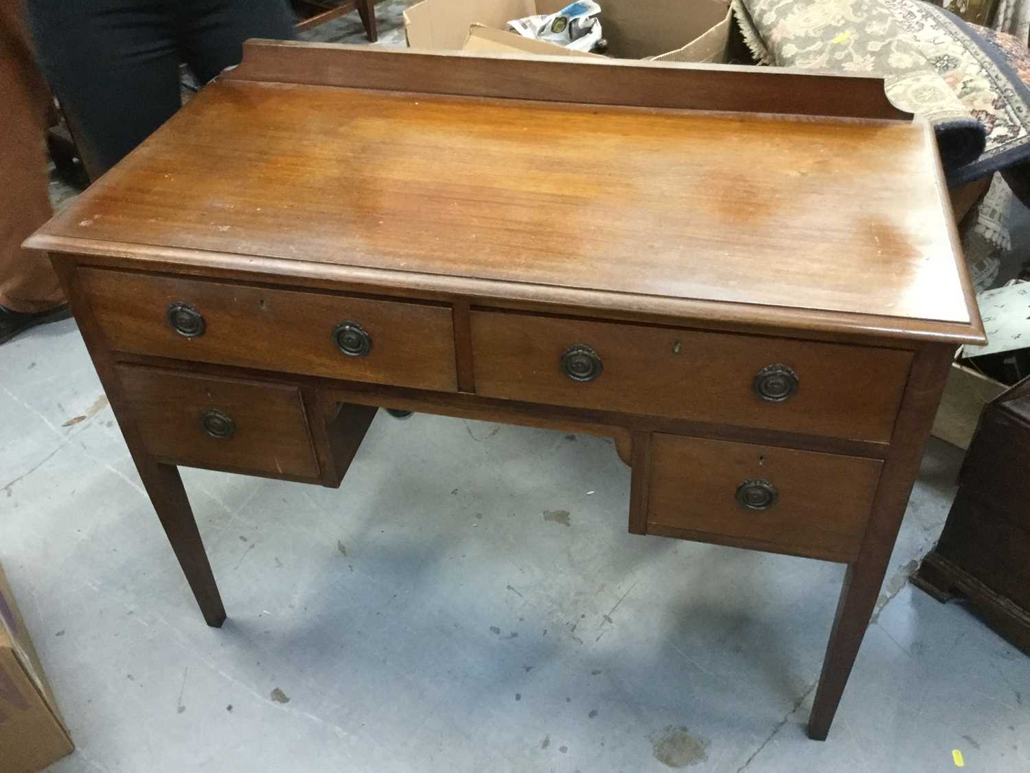Lot 915 style mahogany writing desk with