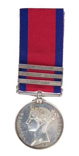 Lot 229 - Victorian Military General Service Medals with...