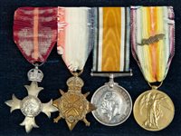 Lot 234 - First World War M.B.E. / M.I.D. Medals group -...