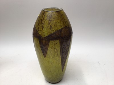 Lot 1006 - Legras art glass vase