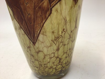 Lot 1007 - Legras art glass vase