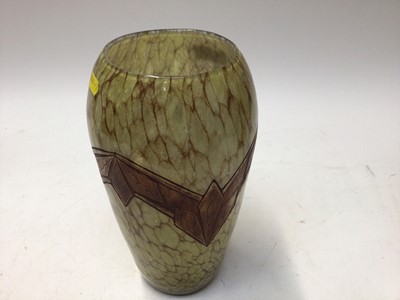 Lot 1007 - Legras art glass vase