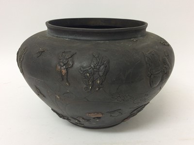 Lot 944 - 19th century Japanese bronze jardiniere