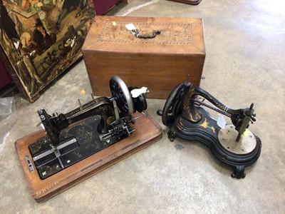 Lot 2308 - Two sewing machines