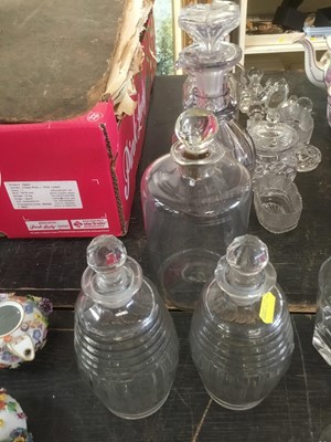 Lot 167 - Collection of 19th century glass decanters