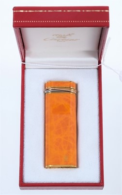 Lot 633 - Cartier Lighter in original box