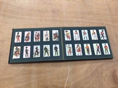 Lot 646 - One album of Wills cigarette cards including Victorian military uniforms