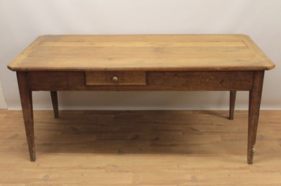 Lot 1324 - 19th century French Auvergne farmhouse table