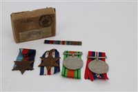 Lot 244 - Second World War Medals group in box of issue -...