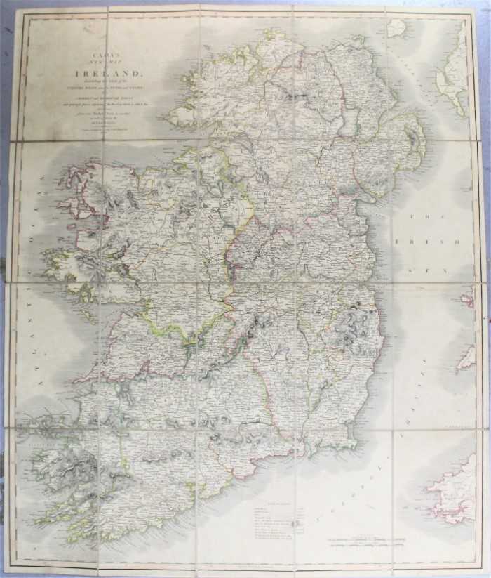 Lot 976 - Cary’s Travelling Map of Ireland