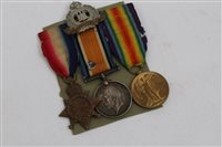 Lot 254 - First World War 1914 - 1915 Star trio -...