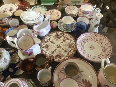 Lot 172 - Good collection of lustreware, other ceramics and glass