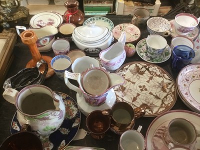 Lot 172 - Good collection of lustreware, other ceramics and glass
