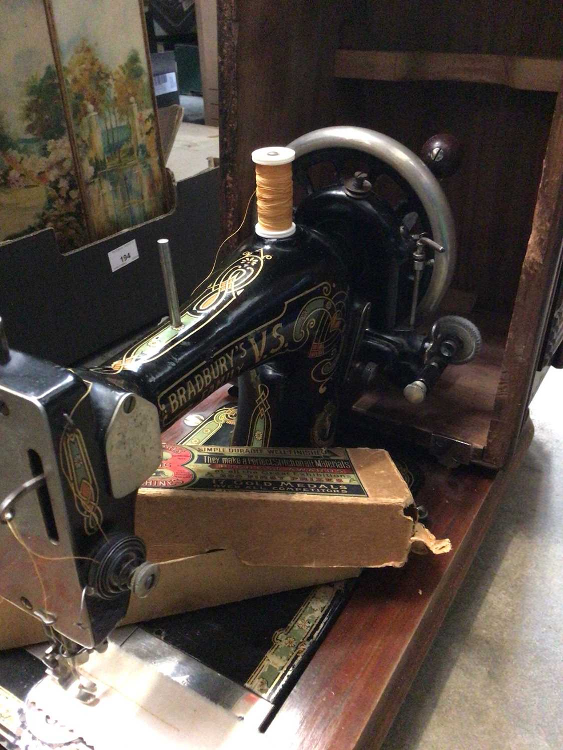 Lot 496 Vintage Sewing machine in case
