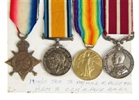 Lot 262 - First World War Meritorious Service Medals...