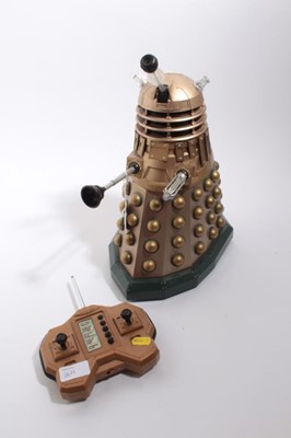 Lot 1621 - Scale model of a Dalek with remote control battery operated