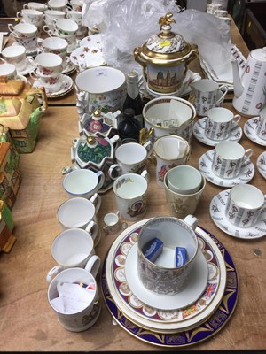 Lot 307 - Group of Royal Commorative and other ceramics to include Paragon and Coalport