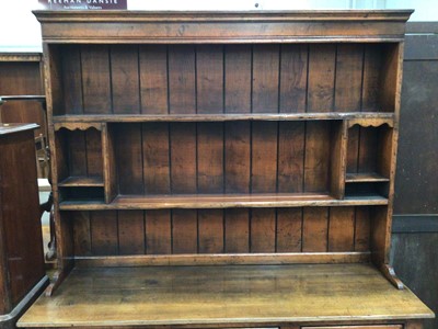 Lot 1020 - Two height oak dresser