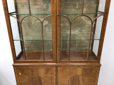 Lot 7 - Good quality Edwardian inlaid mahogany display cabinet