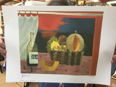 Lot 107 - *Mary Fedden (1915-2012) signed limited edition print, Red Suset', 1994, 345 / 500, published by Bow Art, unframed, 35cm x 50cm