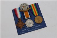 Lot 270 - First World War 1914 - 1915 Star trio -...