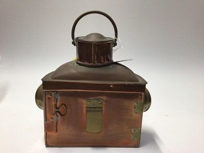 Lot 2212 - Old Copper Ships lantern