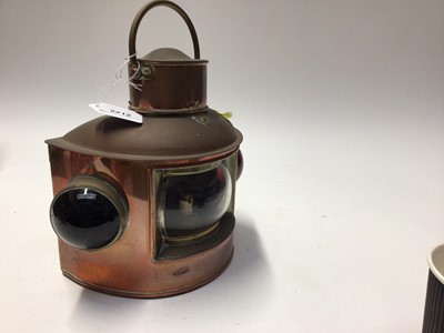 Lot 2212 - Old Copper Ships lantern