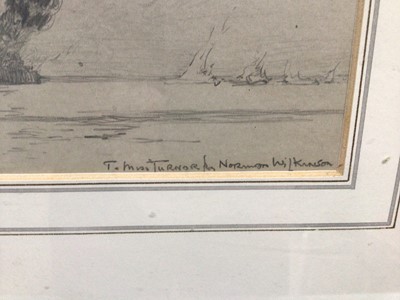 Lot 131 - Norman Wilkinson (1878-1971) pencil