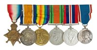 Lot 282 - First World War and later Medals group -...