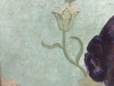 Lot 208 - Art Nouveau School oil on canvas - portrait of a lady in yellow dress, indistinctly signed, dated 1891, inscribed verso, 41cm x 51cm, in period gilt frame