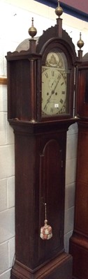 Lot 787 - Eight day longcase clock John Brown, Harleston