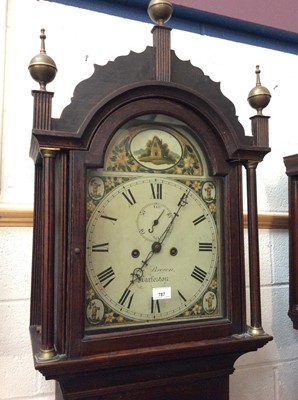 Lot 787 - Eight day longcase clock John Brown, Harleston