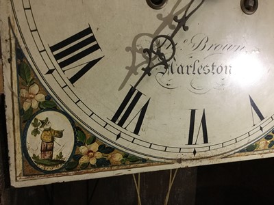 Lot 787 - Eight day longcase clock John Brown, Harleston