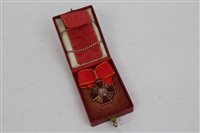 Lot 287 - Imperial Russian Order of St Anna 3rd class...